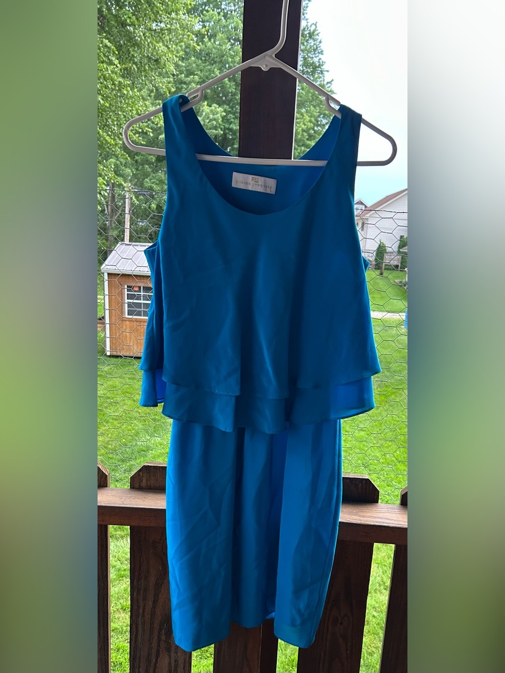 Amanda Uprichard pure silk bright summer dress small